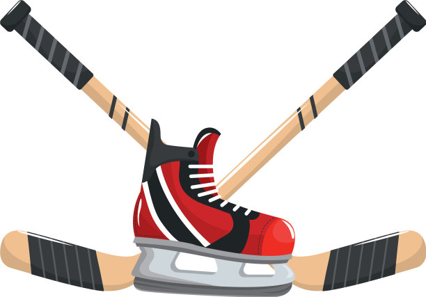 冰球元素卡通图片下载