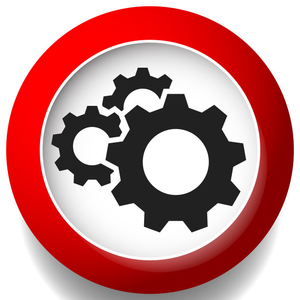 齿轮齿轮图标维修保养机制图片下载