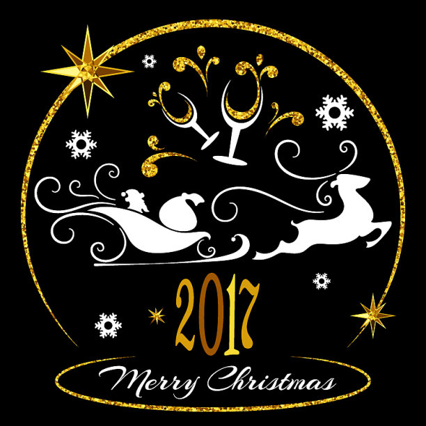 圣诞快乐，恭贺新禧图片下载