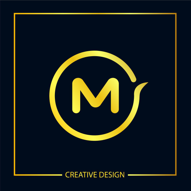 首字母m标志模板设计图片下载