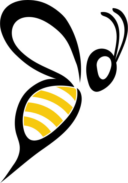 蜜蜂标识和符号模板图片下载