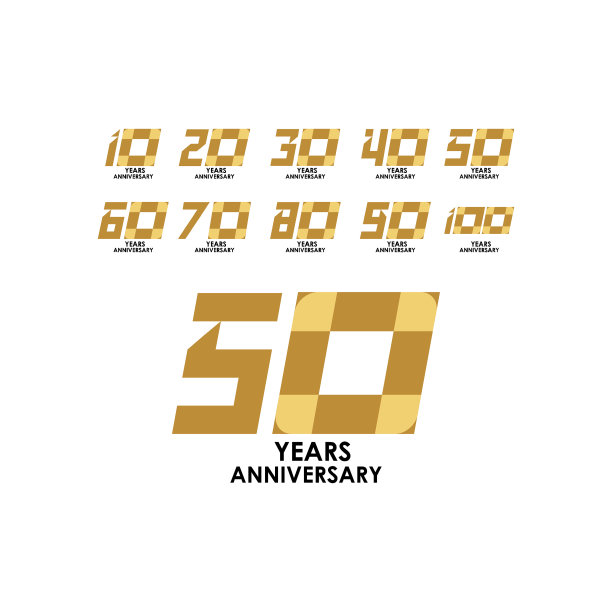 50周年纪念模板设计图片下载