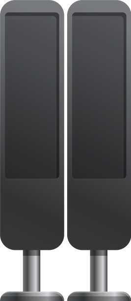 家庭影院喇叭图标卡通风格图片下载