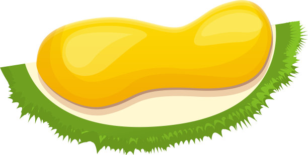 种子榴莲片图标卡通风格图片下载