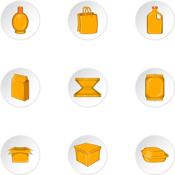 容器图标设置卡通风格图片下载