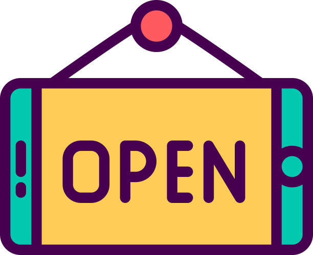 打开图标设计购物图标设计图片下载