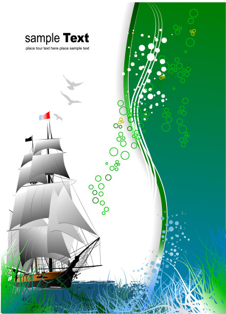 旧帆船小册子封面图片下载