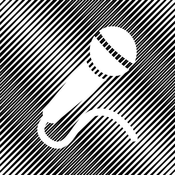 麦克风标志图标孔图片下载