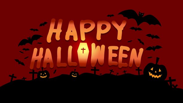 万圣节快乐的形象与南瓜图片下载