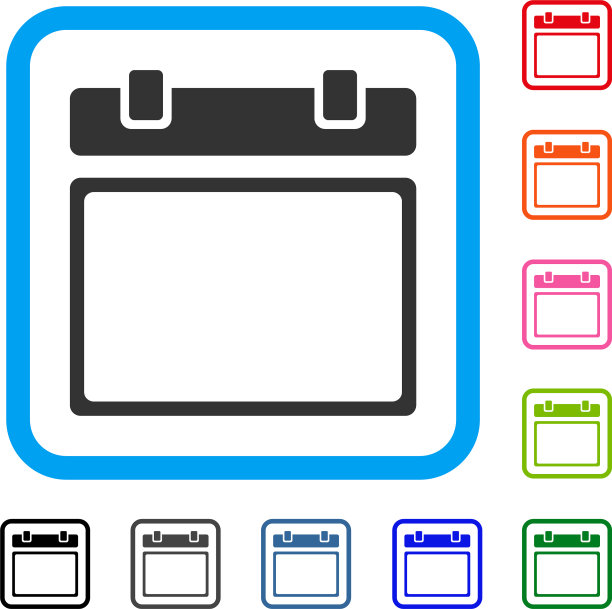 空日历页框图标图片下载