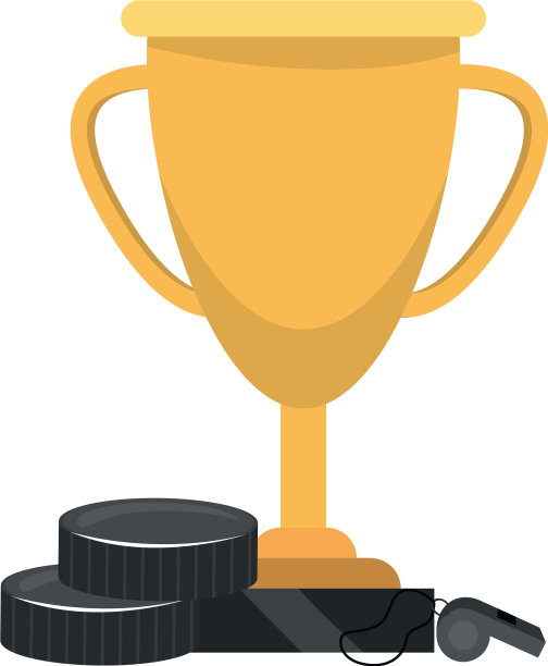 冰球元素卡通图片下载