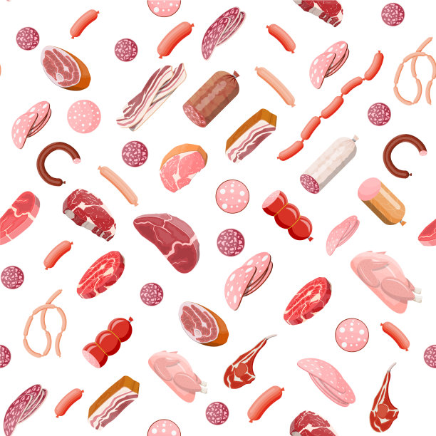 肉套无缝图案图片下载