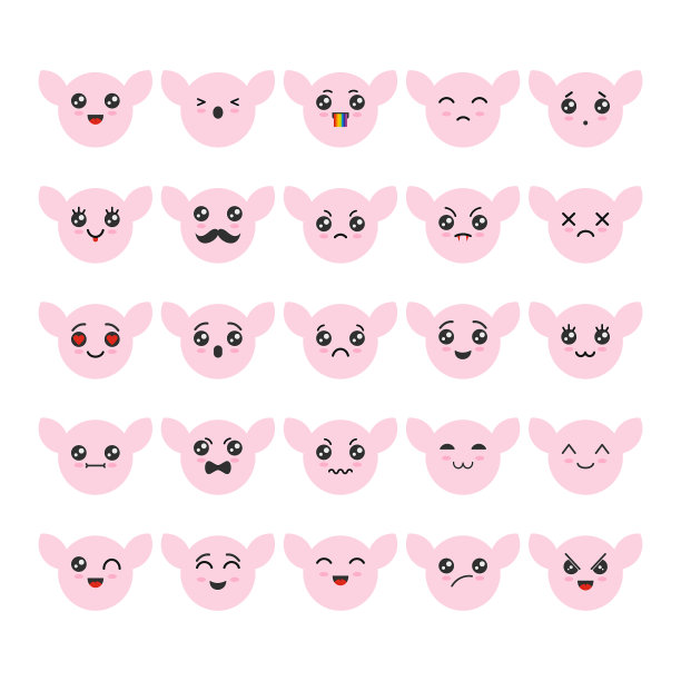 卡通卡哇伊表情包图片下载