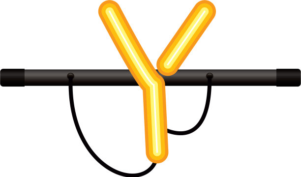 霓虹灯字母孤立图标图片下载