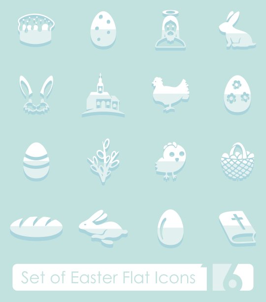 复活节标志套装图片下载