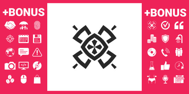 几何东方图案Logo元素图片下载