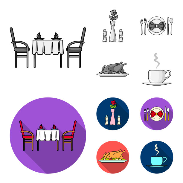 花瓶上放着花，桌子上放着炸鸡图片下载