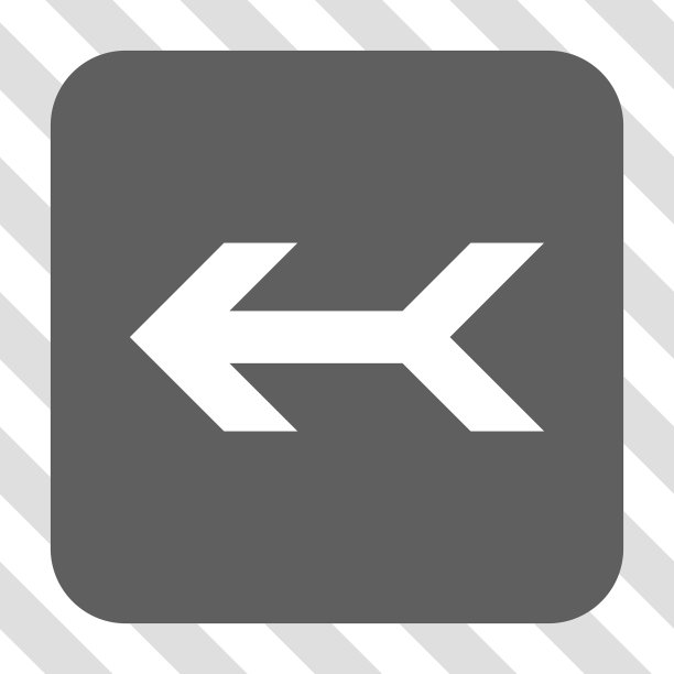 箭头左圆角正方形按钮图片下载