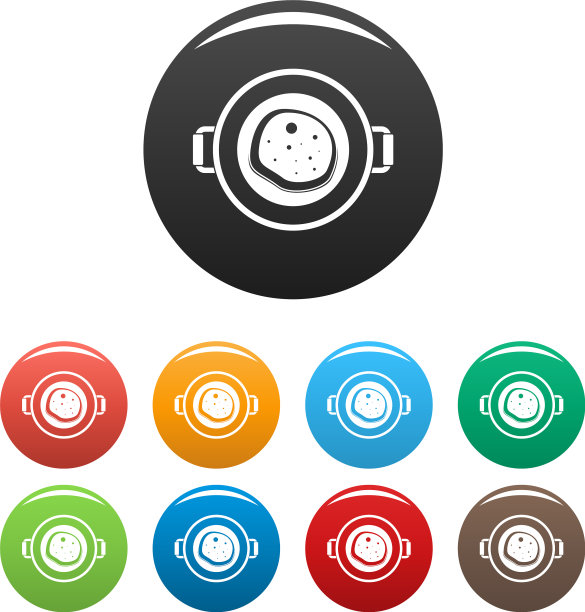 炒菜锅图标设置颜色图片下载