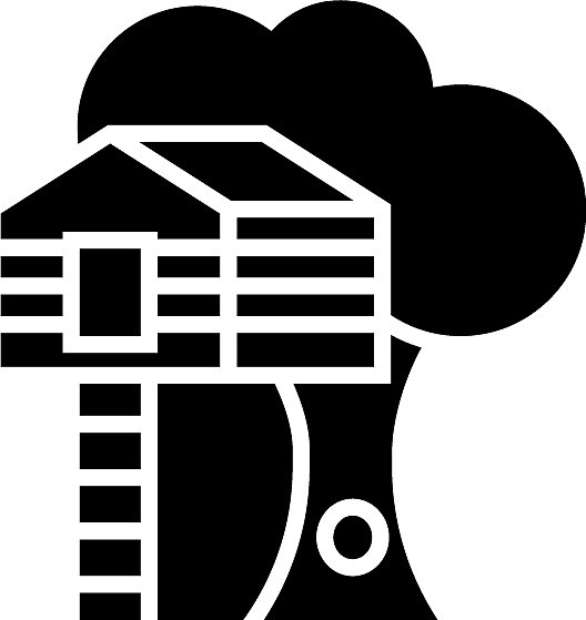 树上的房屋-树屋图标图片下载