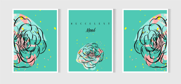 手绘摘要保存日期问候语图片下载