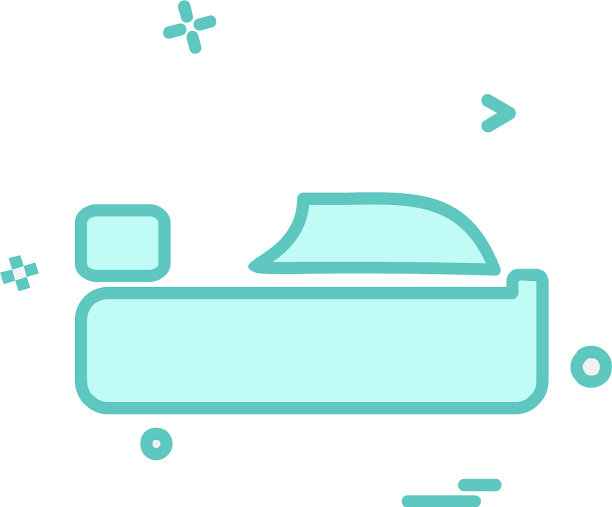 床上的图标设计图片下载