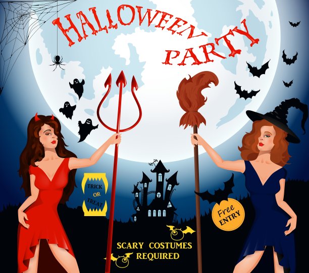 万圣节派对图片下载