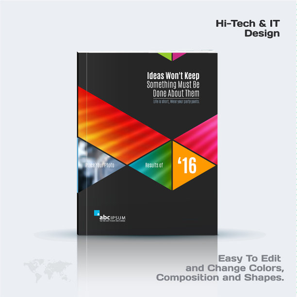 商业手册设计封面模板图片下载