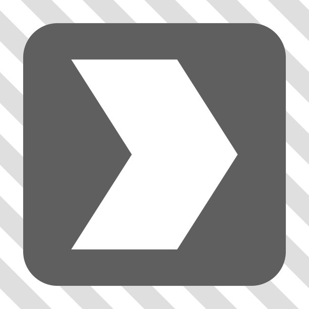 指向右侧的圆角方形按钮图片下载