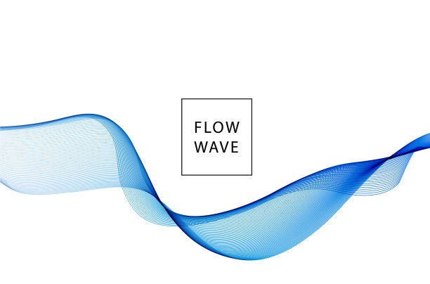 抽象背景蓝色波浪图片下载