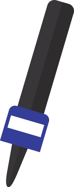 无线麦克风与深蓝色支持图片下载