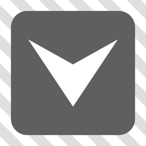 箭头向下圆形方块按钮图片下载