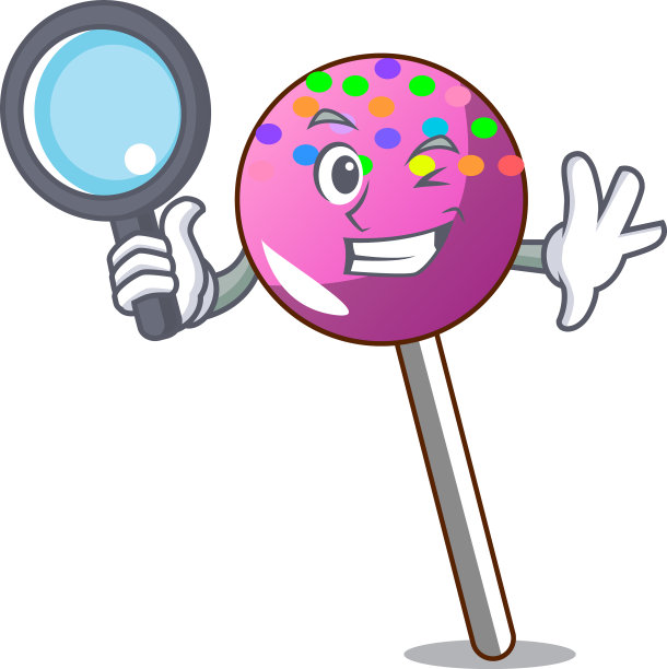 有糖屑的侦探角色图片下载