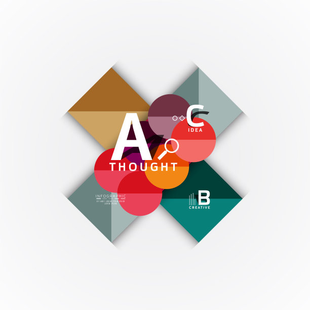 信息图表选项横幅纸样式图片下载