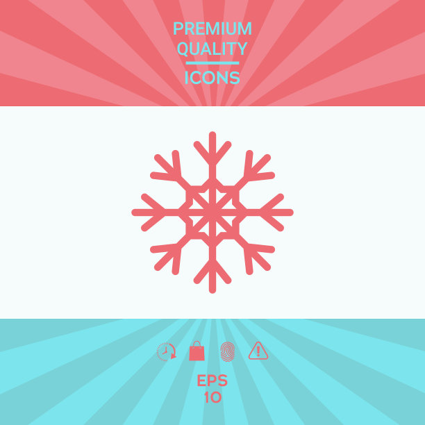 雪花图标符号图片下载