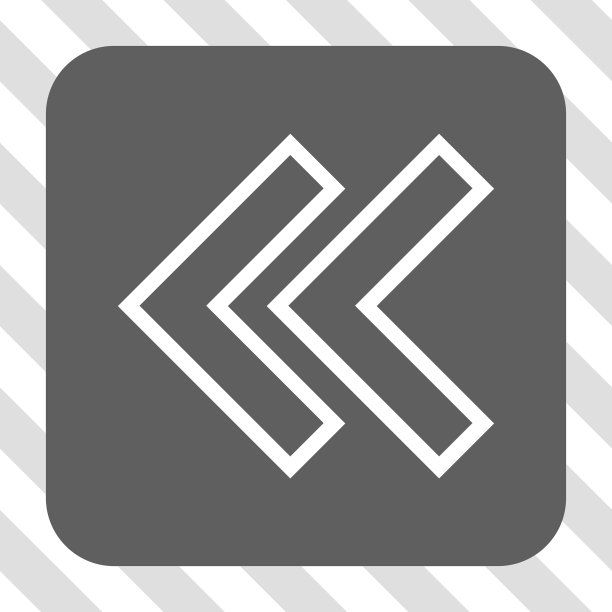 向左移动的圆角方形按钮图片下载