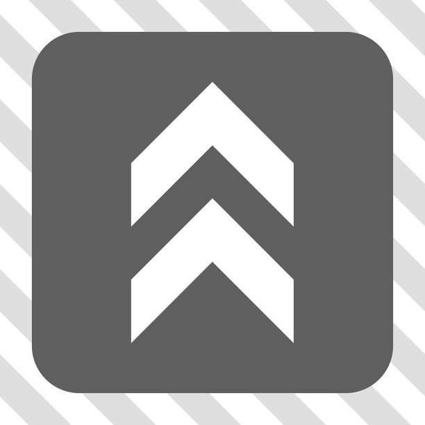 向上箭头圆角方形按钮图片下载