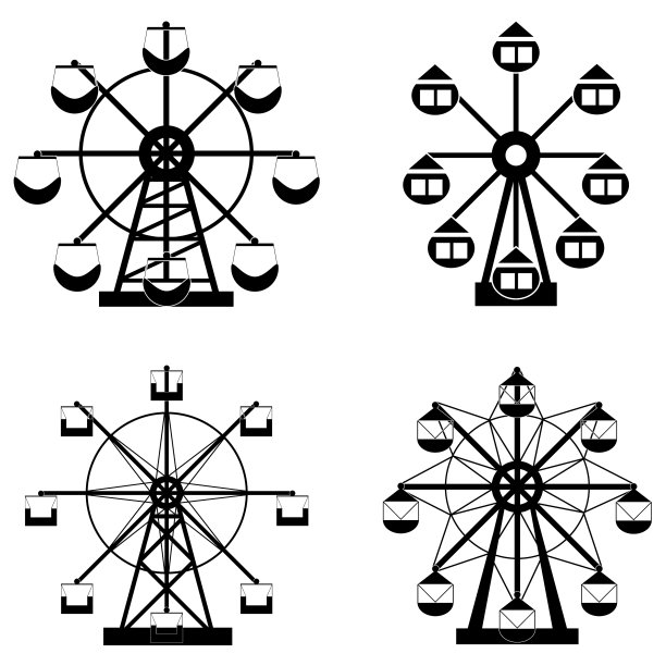摩天轮图片下载