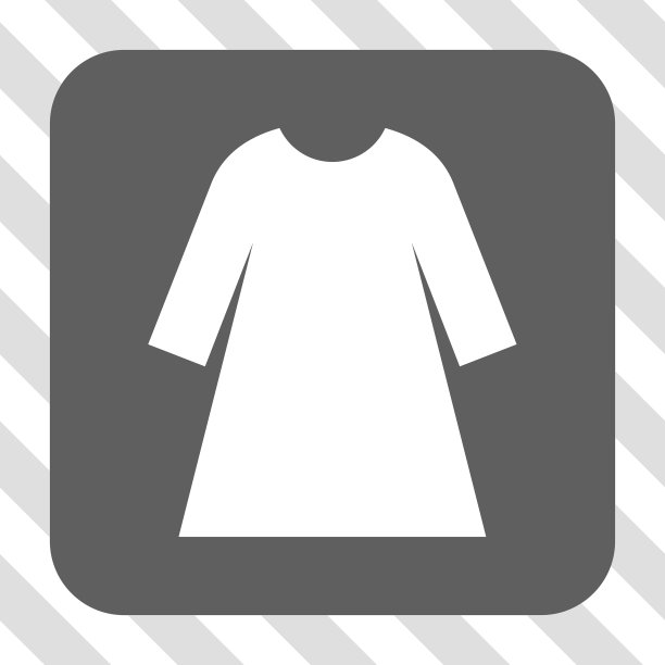 女士连衣裙圆角方形按钮图片下载