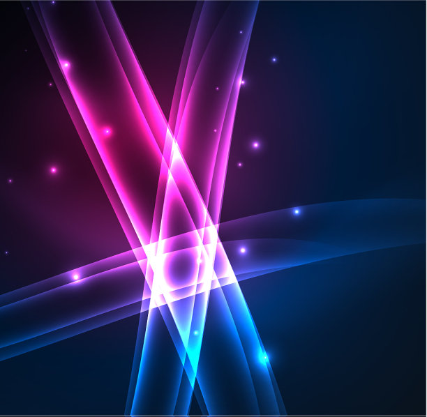 能量线在黑暗中发光图片下载