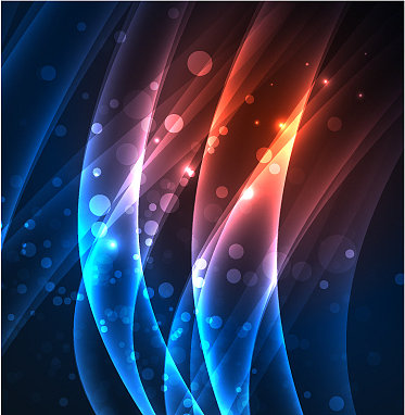 能量线在黑暗中发光图片下载