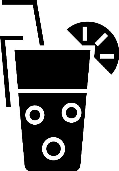 果汁玻璃饮料图标图片下载