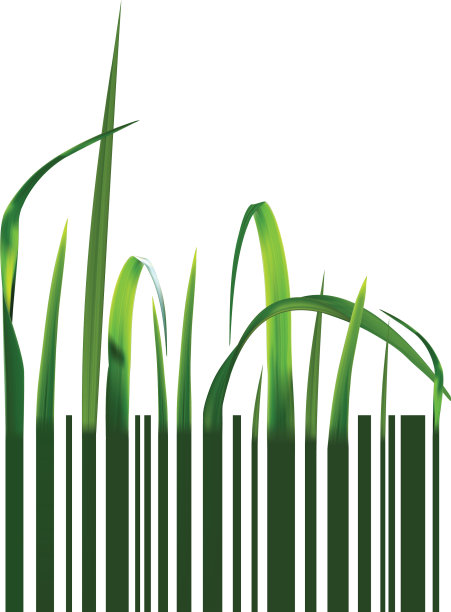 绿草条码图片下载