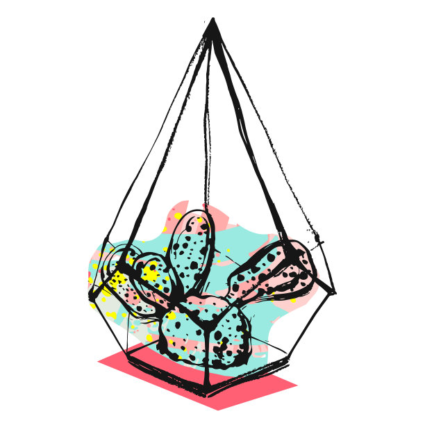 手绘抽象画图片下载