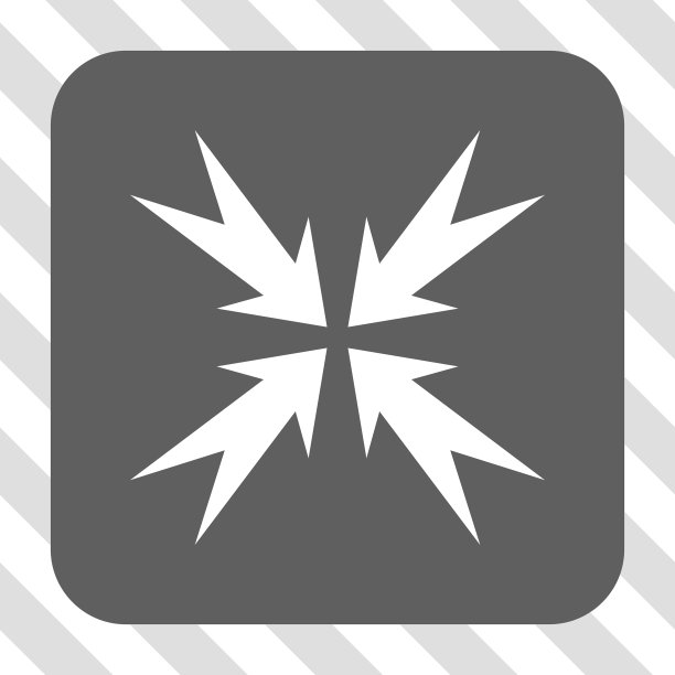 压缩箭头圆形方块按钮图片下载