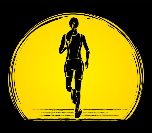 跑步者短跑，跑马拉松图片下载