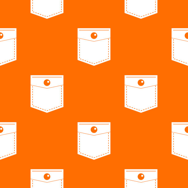 黑色口袋符号图案无缝图片下载