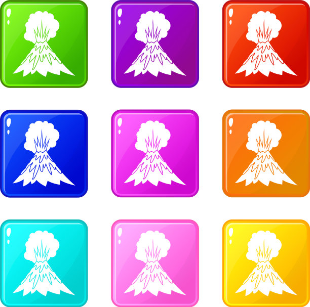 火山爆发图标9集图片下载