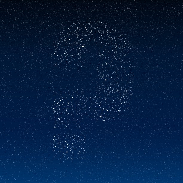 繁星密布的天空图片下载