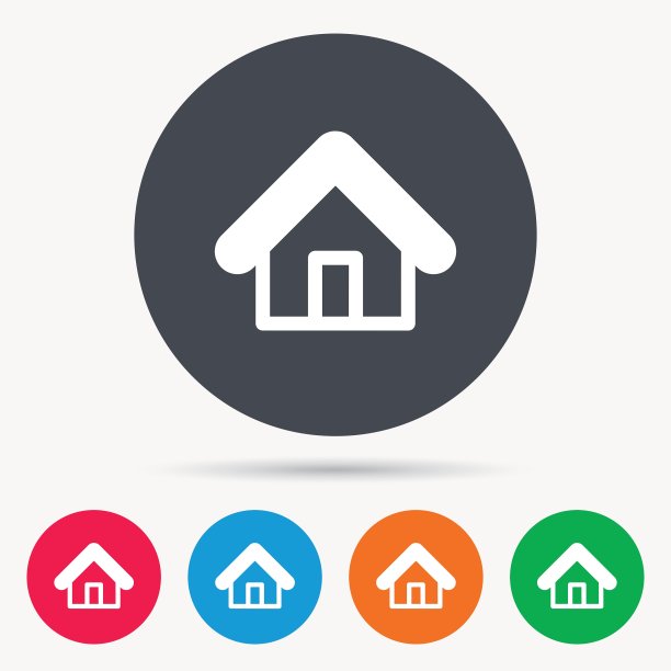 房屋建筑标志Home图标图片下载